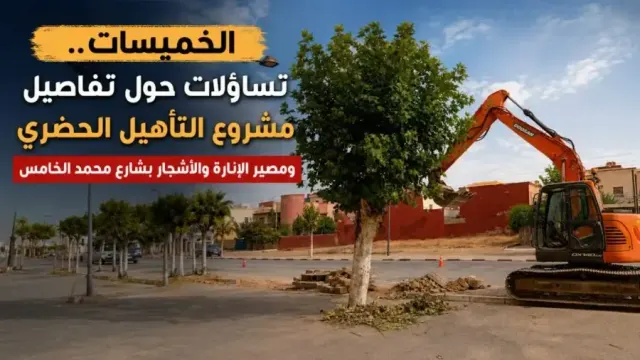 الخميسات.. تساؤلات حول تفاصيل مشروع التأهيل الحضري ومصير الإنارة والأشجار بشارع محمد الخامس